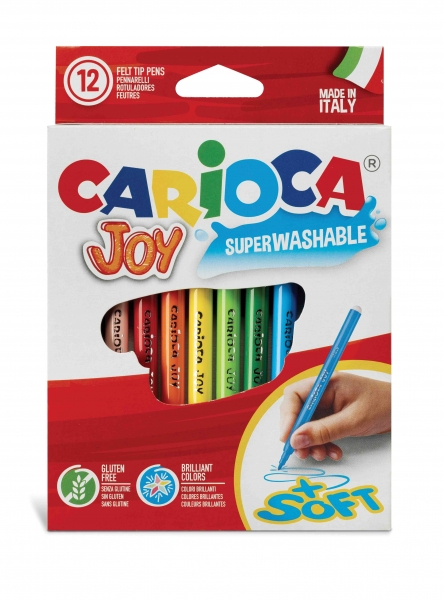 Rotulador CARIOCA JOY Caja de 12 Colores