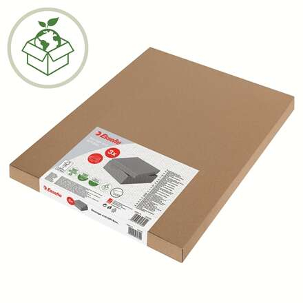 Imagen extra Esselte PACK 3 Cajas Medianas de Almacenamiento con Tapa 265x100x360mm Diseño Gris con Dibujo