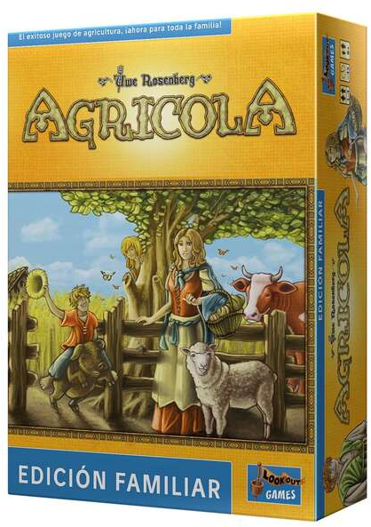 Agricola Ed. Familiar Juego de Tablero - Tematica Agricultura/Animales - De 1 a 4 Jugadores - Edad desde 8 Años - Duracion 45min