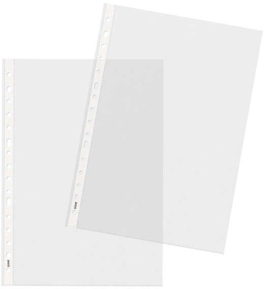 Dohe 100 Fundas Multitaladro en Polipropileno Rugoso - 16 Perforaciones