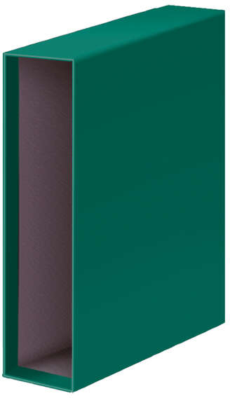 Cajetin Archivador A4 Lomo Ancho. Verde