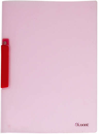 Dohe Dossier con Pinza Pivotante A4 Plastico de 450 Micras. Rojo
