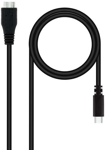 Nanocable Cable USB 3.0 USB-C Macho a MicroUSB-B Macho 1m