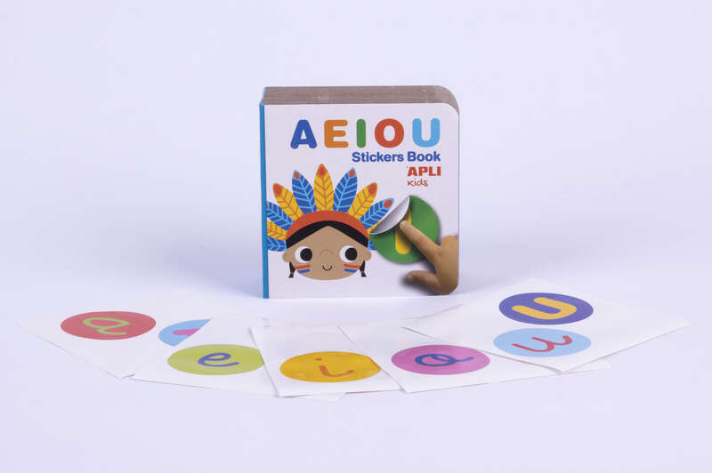 Imagen extra Apli Libro de Pegatinas Educativo Vocales