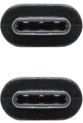 Imagen extra Nanocable Cable USB-C 3.1 Gen 2 10Gbps Macho a USB-C Macho 1m