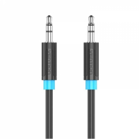 Cable Audio Jack 3.5mm Macho-Macho 0,8m Negro