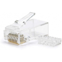 Nanocable Pack de 50 Conectores RJ45 8 Hilos Cat.6 Transparente