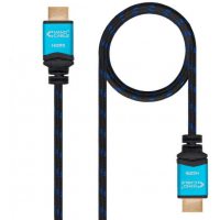 Nanocable Cable HDMI v2.0 Macho a HDMI v2.0 Macho 7m - 4K@60Hz 18Gbps - Alta Velocidad - Recubierto Nylon Trenzado - /Azul