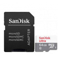 Sandisk Ultra Tarjeta Micro SDXC 64GB UHS-I U1 Clase 10 100MB/s + Adaptador SD