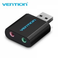 Vention Tarjeta de Sonido 2.1 USB - Negro