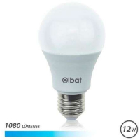 Bombilla LED - 12W - 1080 Lumenes - 6500K Luz Fria - E27. Elbat 