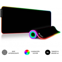 Subblim Alfombrilla LED RGB Extra Grande 80x30 cm (Grosor 4 mm) 9 Colores
