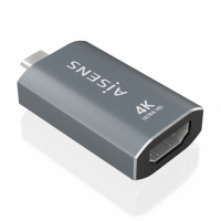 Aisens Conversor USB-C a HDMI 2.0 - Carcasa de Aluminio - 4K@60Hz - 48 Bit/Px - Ancho de Banda 18Gbps - Soporta HDCP - 