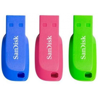 PACK 3 Pendrive Sandisk Cruzer Blade Memoria USB 2.0 32GB