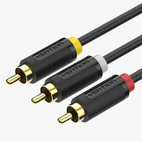 Cable Estereo 3x RCA Macho a 3x RCA Macho - 2 metros 