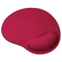 Trust BigFoot Alfombrilla Raton Ergonomica con Reposamuñecas de Gel 23.6x20.5 cm Rojo
