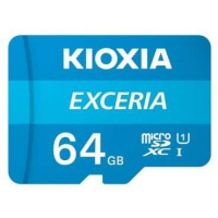 Kioxia Exceria Tarjeta Micro SDXC 64GB UHS-I Clase 10 con Adaptador