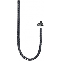 Nanocable Organizador de Cables Flexible 1 metros. Negro