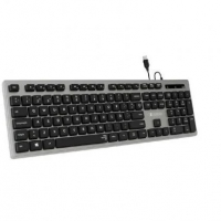 Subblim Teclado Ergonómico Delgado con Teclas silenciosas y cóncavas