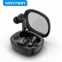 Vention Auriculares Bluetooth 5.3 con 7h Autonomia - LED Display AIR A01 - Negro