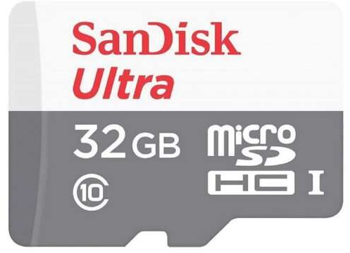 Sandisk Ultra Tarjeta Micro SDHC 32GB UHS-I U1 Clase 10 100MB/s + Adaptador SD