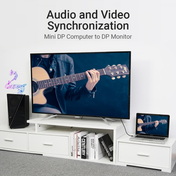 Imagen extra Cable Mini DP Macho a DP Macho v1.2 4K - 1.5 metros