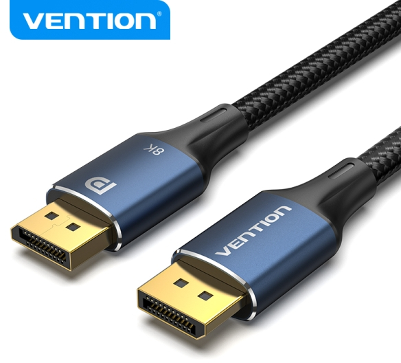 Cable DisplayPort v1.4 8K Trenzado - 8K@60Hz - 4K@144Hz - HDR - FreeSync G-Sync