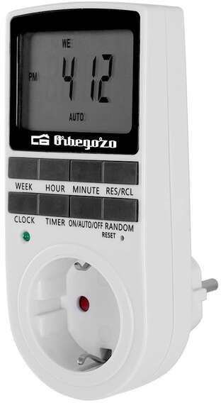 Programador Electronico Semanal - Orbegozo Pg 25 - 10 Memorias Programables - Funcion antiladrones