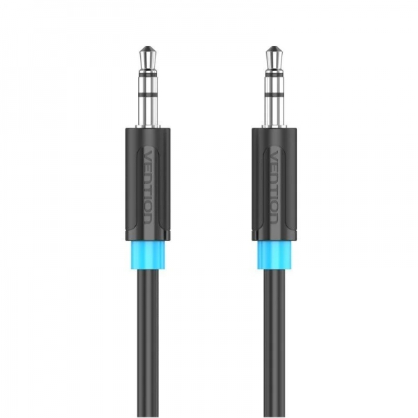 Cable Audio Jack 3.5mm Macho-Macho 0,8m Negro