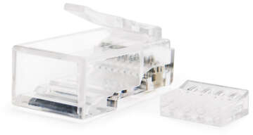 Imagen extra Nanocable Pack de 50 Conectores RJ45 8 Hilos Cat.6 Transparente