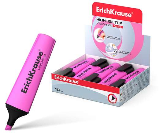 Marcador ECONOMICO Erichkrause Visioline V-12 Rosa