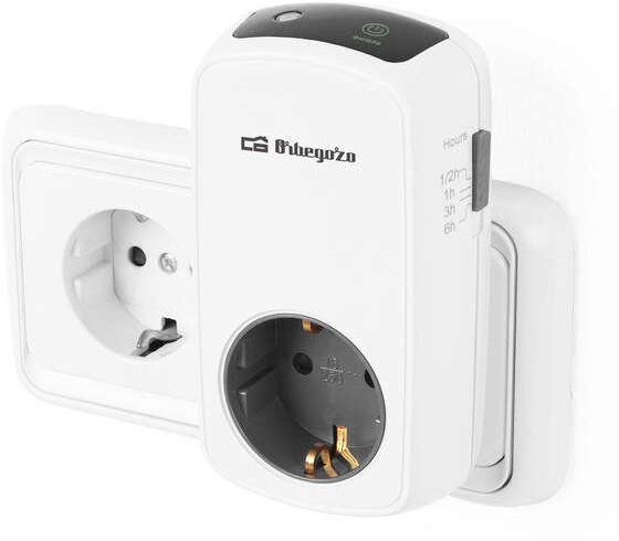 Imagen extra Programador Analogico Temporizador 30min a 6 Horas Max 3680W. Orbegozo Pg 50 