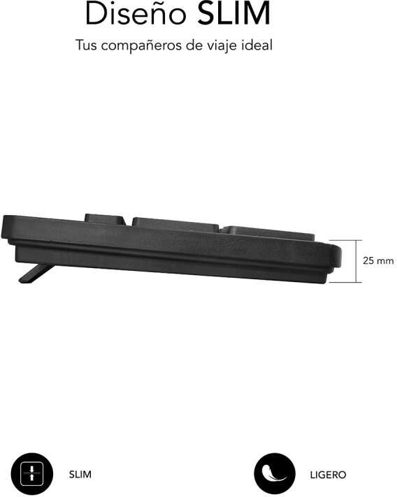 Imagen extra Subblim Teclado Business Slim Silencioso Teclas de Bajo Perfil