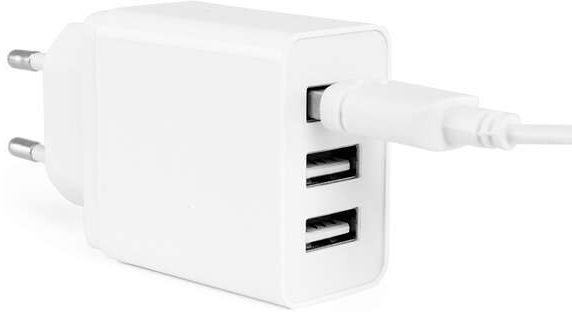 Imagen extra Cargador USB Multiple hasta 3 tomas. Protección sobrecarga. Orbegozo EN 1100 