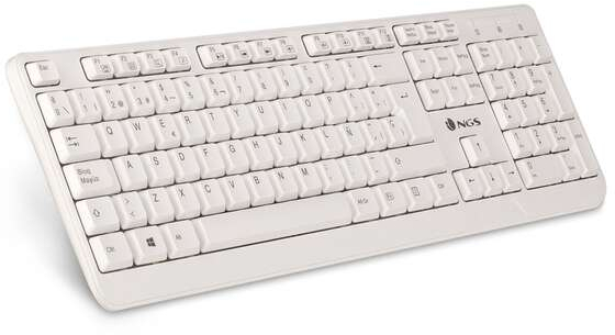 Imagen extra NGS Spike Teclado USB con teclas multimedia Blanco