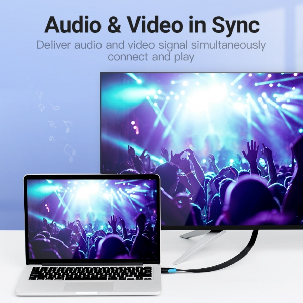 Imagen extra Vention Cable Plano HDMI 2.0 Macho a Macho - 1m - 