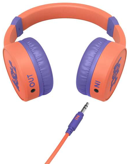 Imagen extra Energy Sistem Lol&Roll Pop Kids Auriculares con Cable Desmontable - Microfono - Naranja