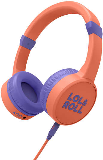 Energy Sistem Lol&Roll Pop Kids Auriculares con Cable Desmontable - Microfono - Naranja