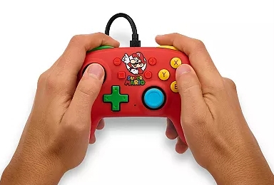 Imagen extra PowerA Mando con Cable Nano para Nintendo Switch - Mario Medley