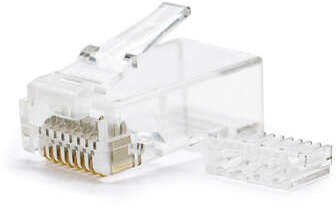 Nanocable Pack de 50 Conectores RJ45 8 Hilos Cat.6 Transparente