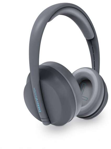 Energy Sistem Auriculares Bluetooth Hoshi Eco - 23h de Bateria - Graves Profundos - Asistente de Voz - Gris