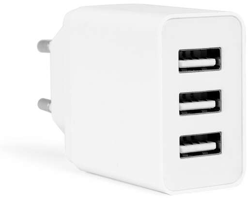 Cargador USB Multiple hasta 3 tomas. Protección sobrecarga. Orbegozo EN 1100 