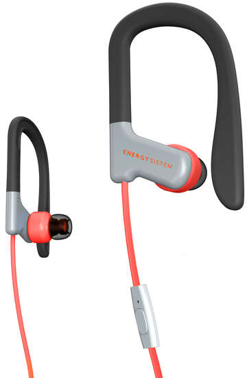 Imagen extra Energy Sistem Auriculares Sport 1 Microfono - Resistente al Sudor - Llamadas - Microfono - Rojo