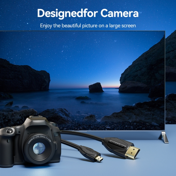 Imagen extra Vention Cable HDMI 1.4 Macho a Micro HDMI Macho - 1m - 