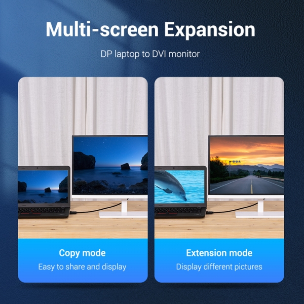 Imagen extra Conversor DisplayPort Macho a DVI Macho - 1.5 metros