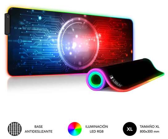 Subblim Alfombrilla de Escritorio Avanzada 80x30 cm (grosor 4mm)