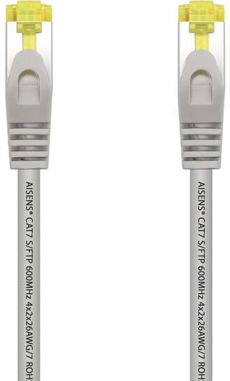 Aisens Cable de Red Latiguillo Cat.7 de 10m (RJ45 LSZH 600 Mhz S/FTP PIMF AWG26)