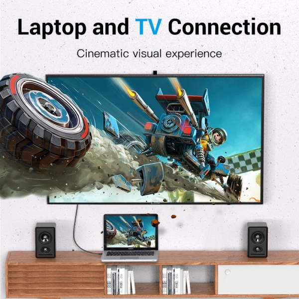 Imagen extra Cable Conversor Mini Displayport Macho a HDMI Macho - 2 metros