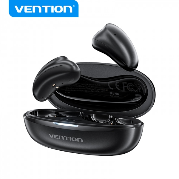 Vention Auriculares Bluetooth 5.3 con 8h Autonomia Tiny T11 - Negro
