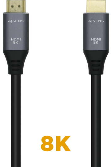 Aisens Cable HDMI V2.1 Ultra Alta Velocidad 8K@60Hz 48Gbps - A/M-A/M - 1m - 